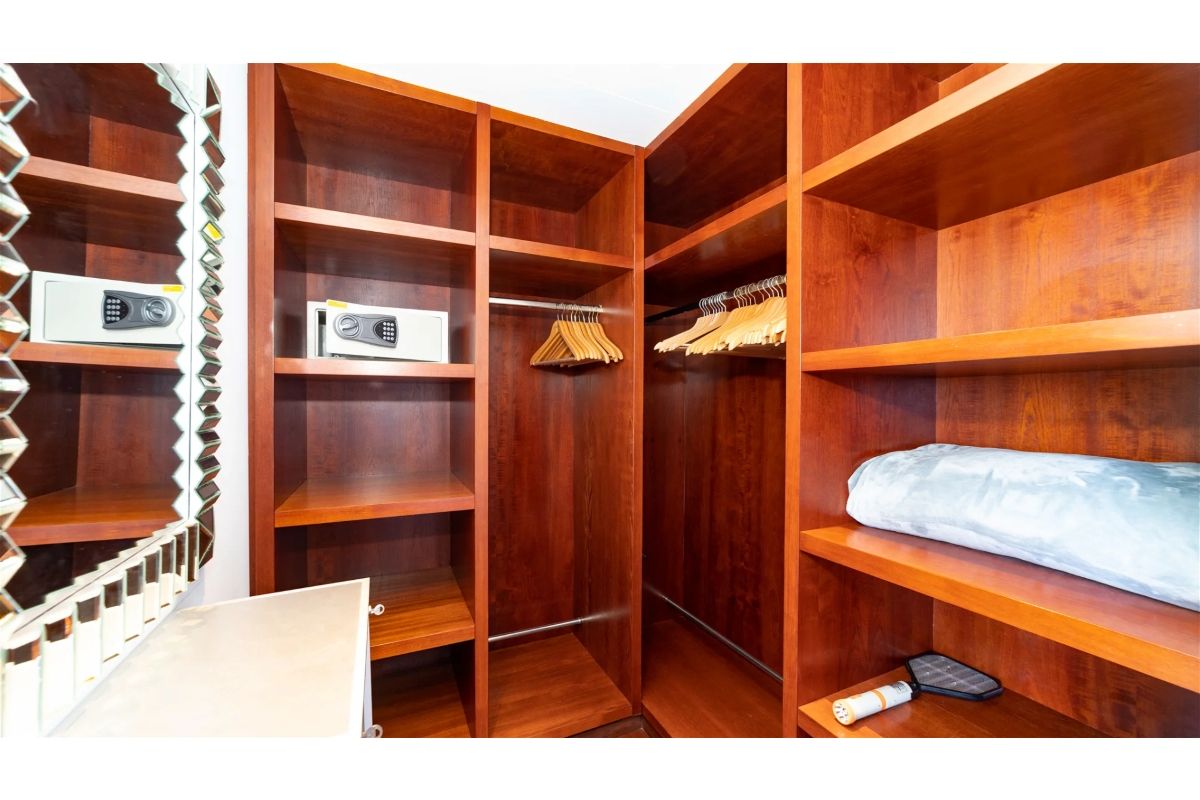 Closet for bedroom three