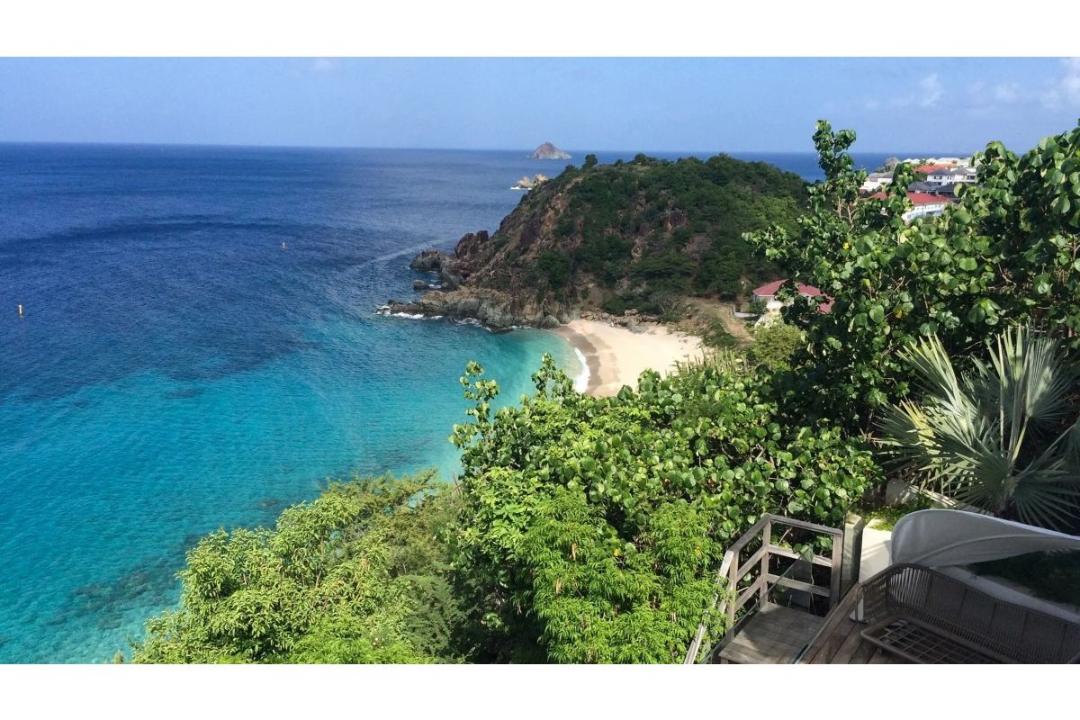 View over Shell Beach