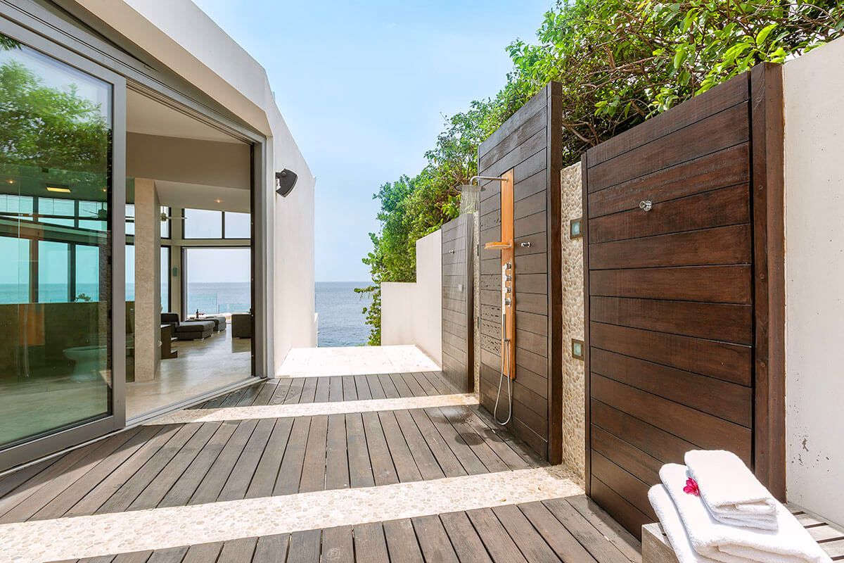 Outdoor showers