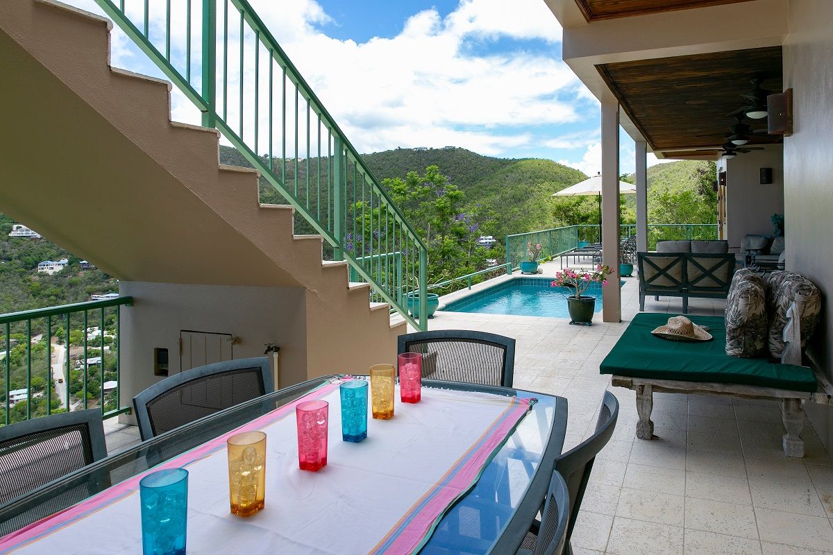 Outdoor dining table