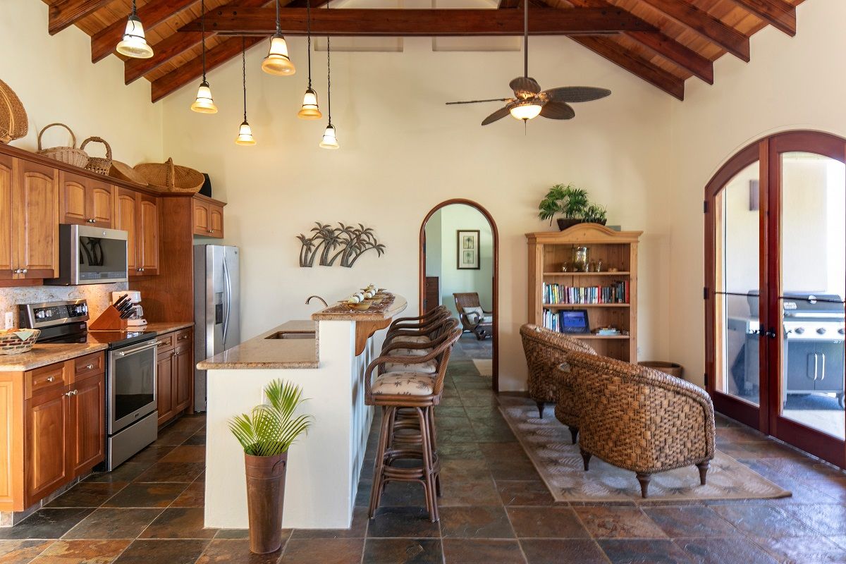Upstairs kitchen