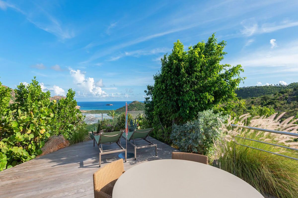 Loungers on the sun deck