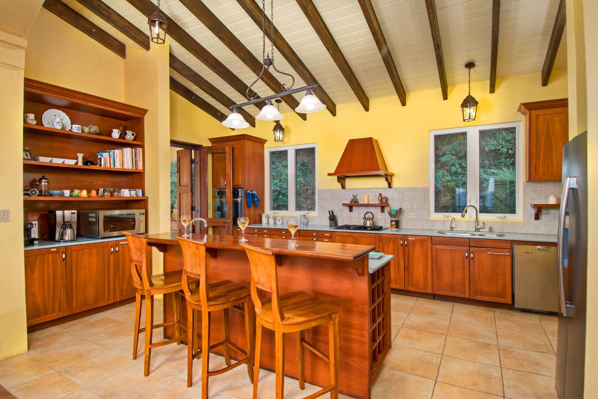 An open design kitchen space