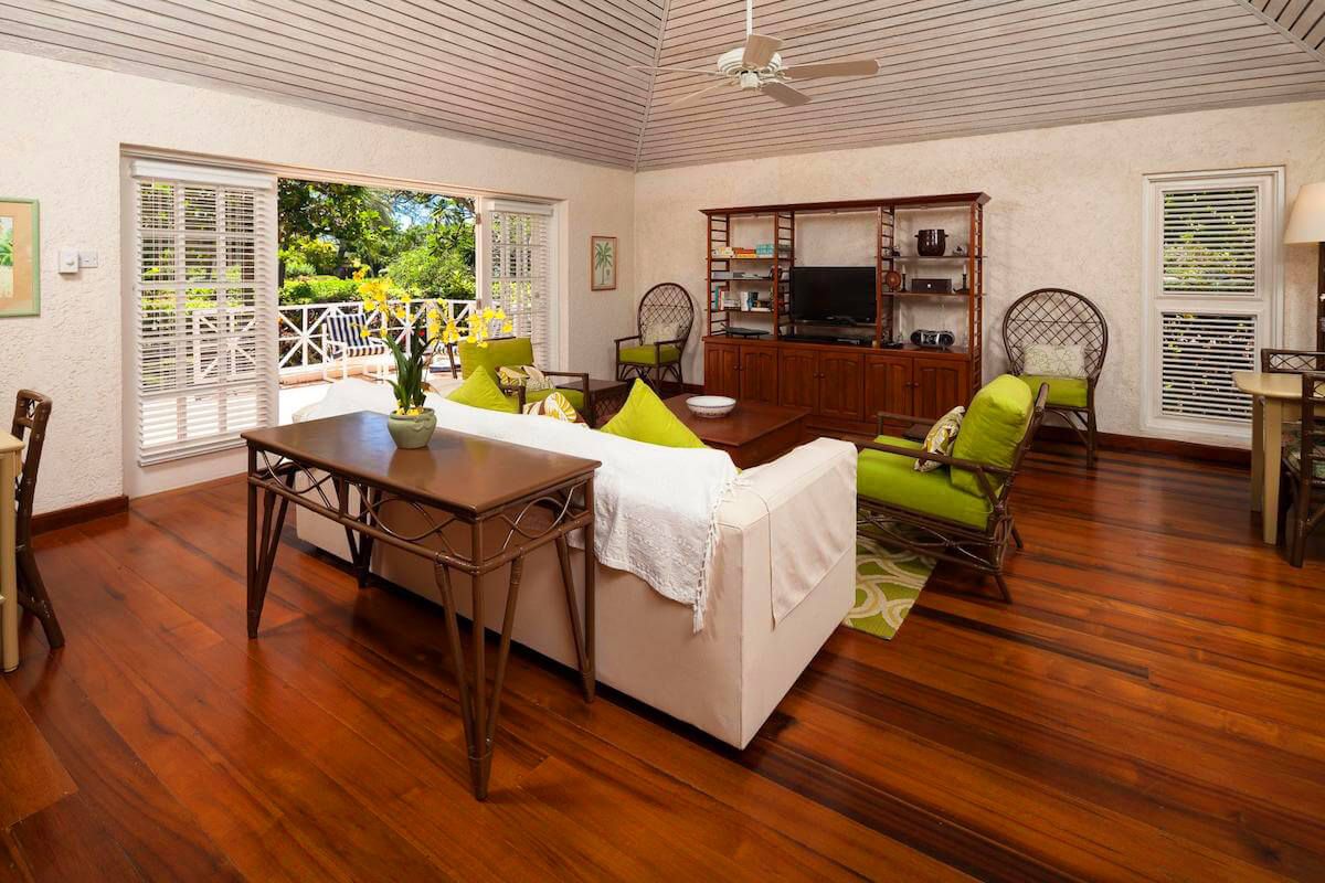 Open floor plan living area