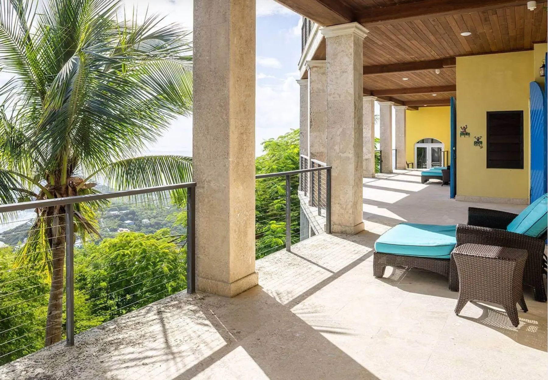Views from different areas of the villa