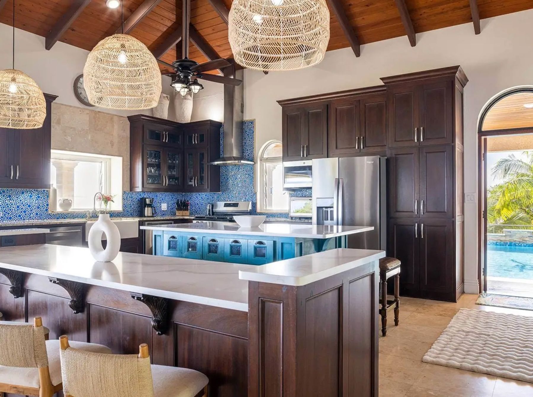 Breakfast bar seating