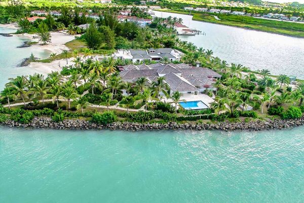 Palm Point Villa is located right on Jolly Harbour