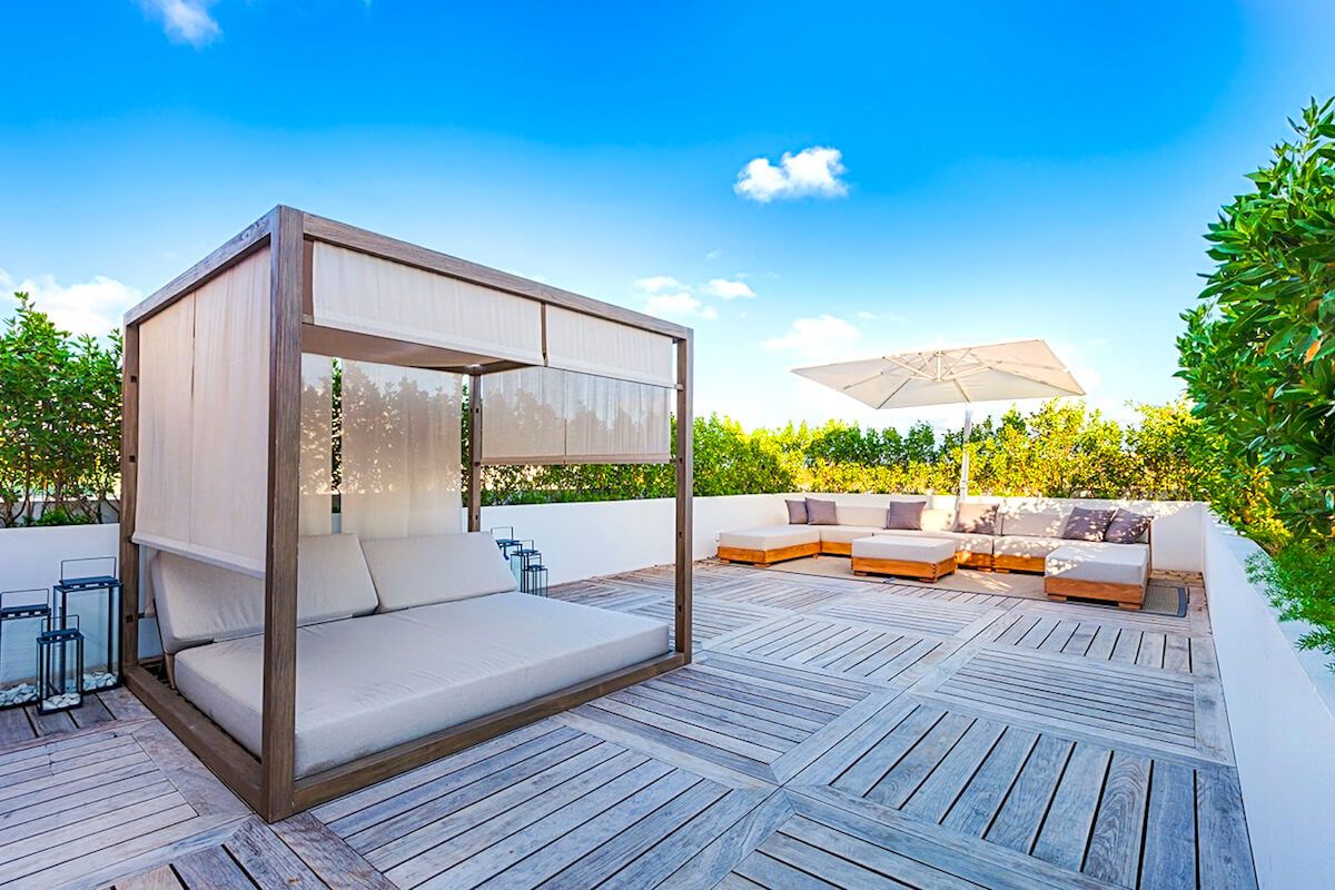 Serene outdoor spaces