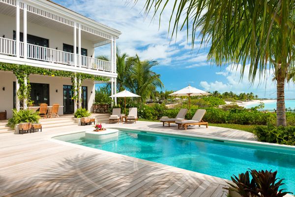 Saving Grace Villa is located on the far northeast end of Grace Bay 