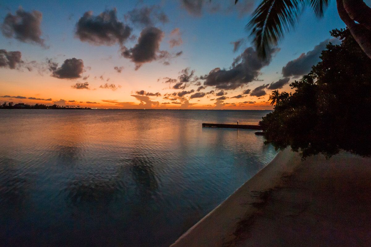 Sunset in the Cayman islands