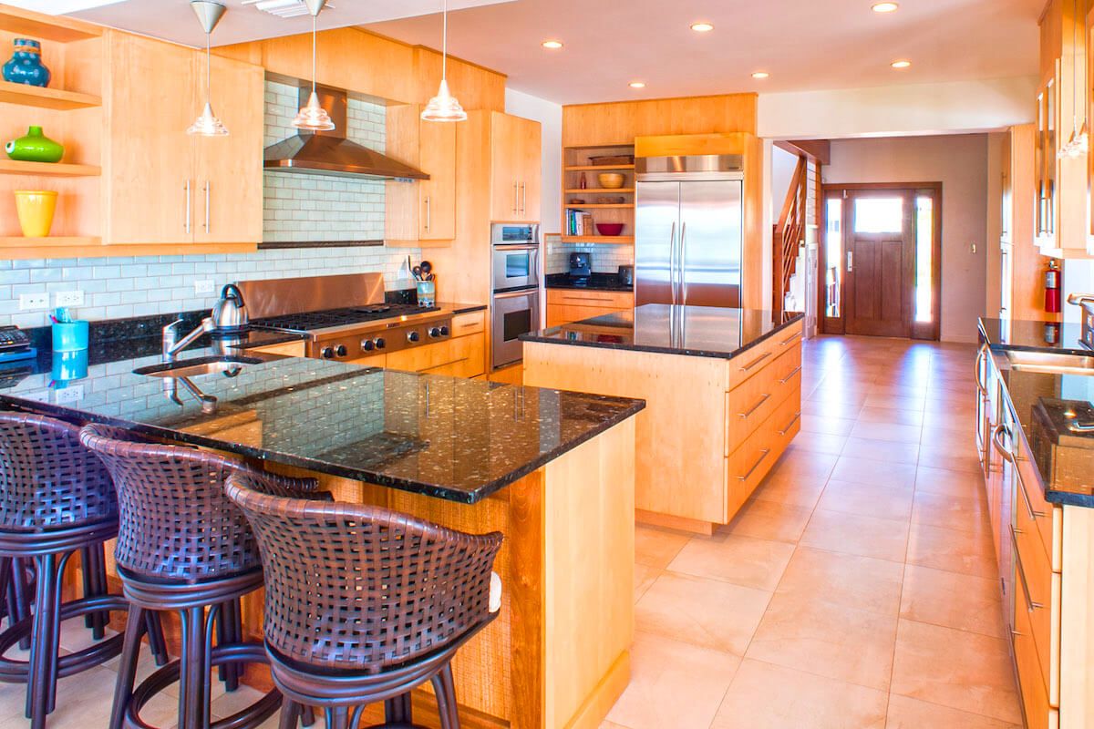 Large open kitchen