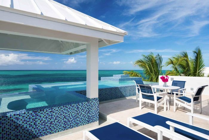 Plum Wild Villa is located on Grace Bay Beach