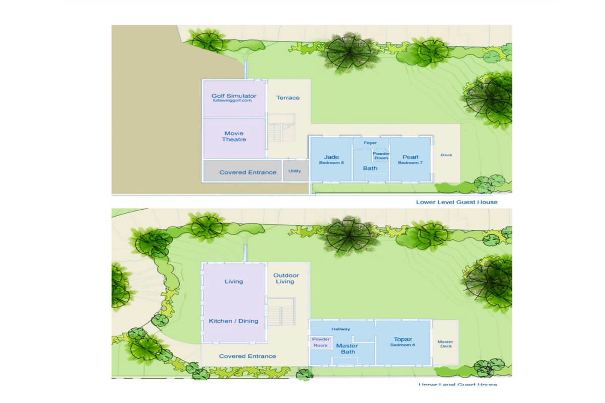 Guest house floor plan