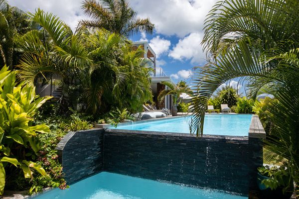 Bahia Blue on St. Martin Bahia Blue is located in Terres Basses within walking distance to Baie Rouge Beach