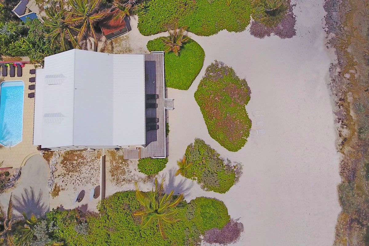 An aerial view of Heritage House Villa 