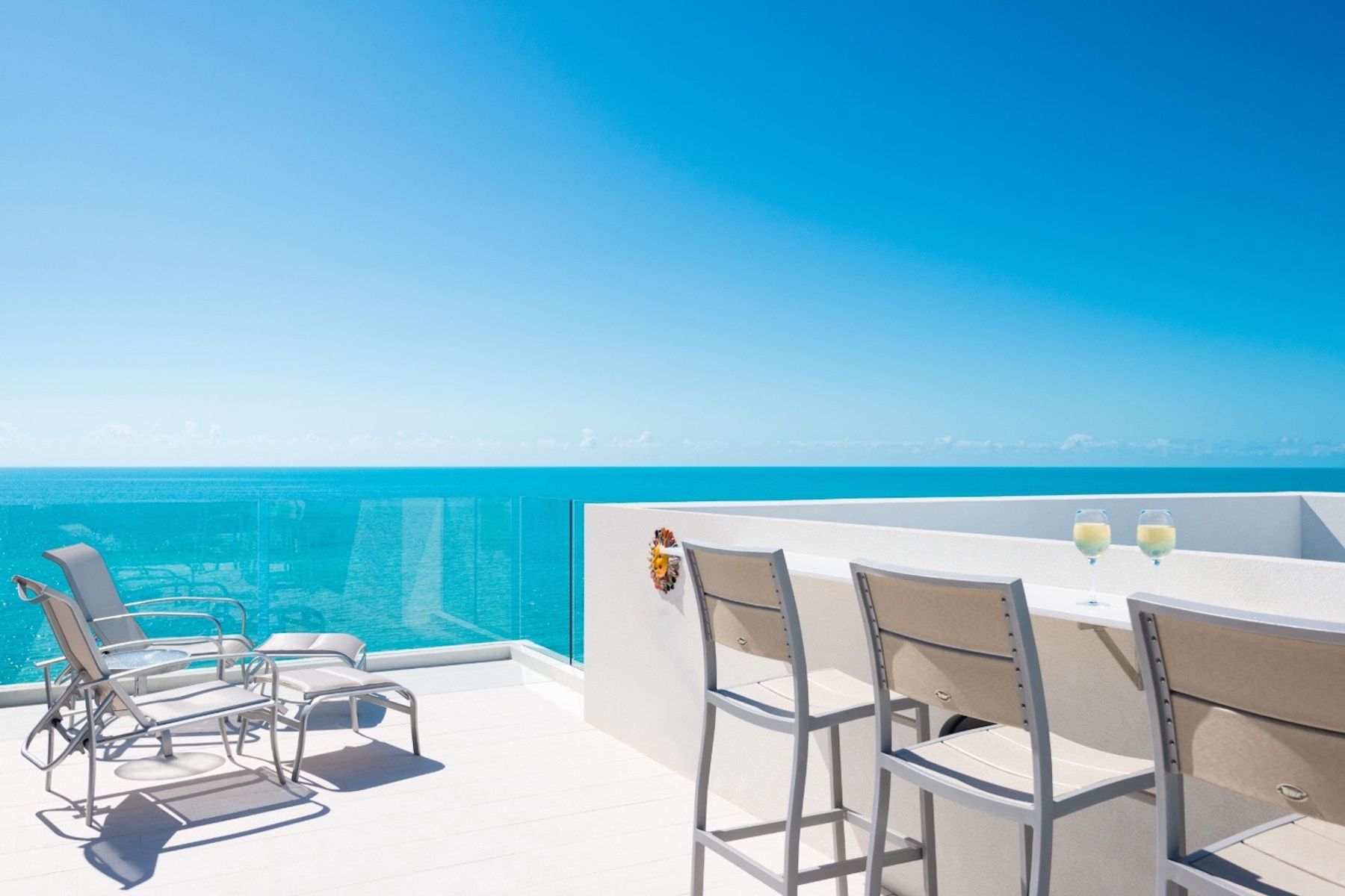 The rooftop bar with 360 degree views